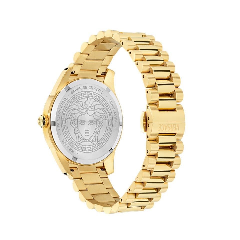 Versace Quarzuhr APODIS VE0U00625, Armbanduhr, Herrenuhr, Swiss Made, Edelstahlarmband, analog, GMT - Thumbnail 3