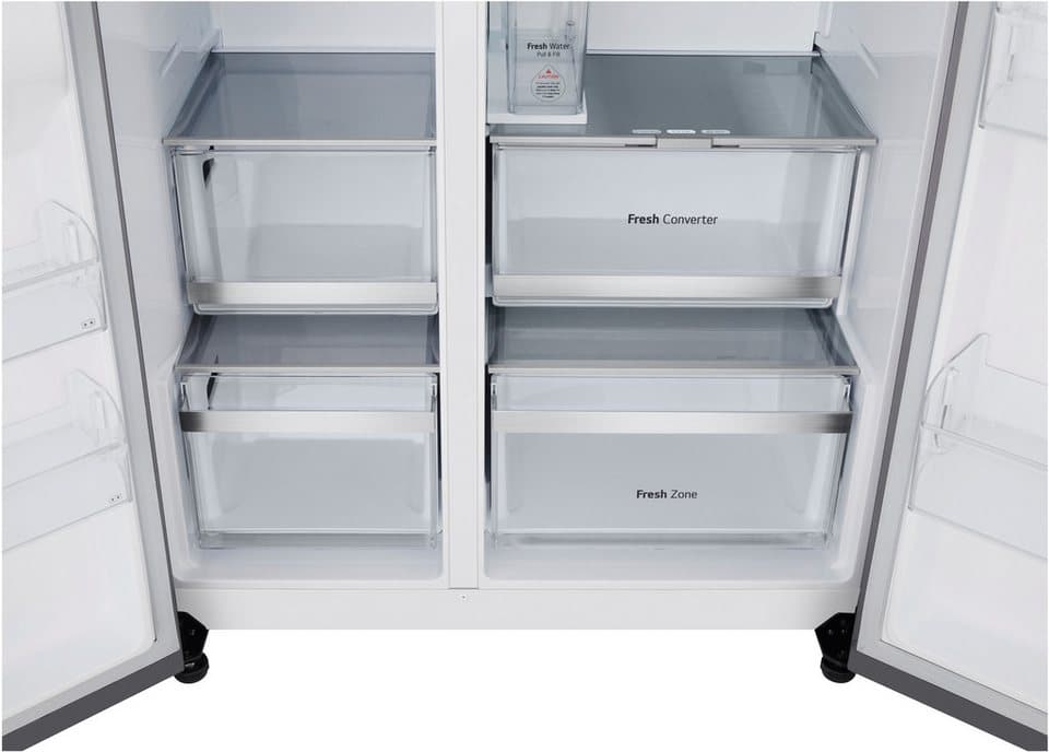 LG Side-by-Side GSLE91MBAB, 179 cm hoch, 91,3 cm breit, Eis-, Crushed Ice- und Wasserspender, Total No Frost - Thumbnail 13