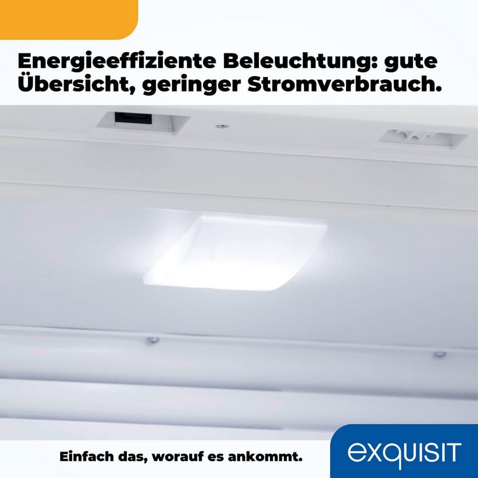 exquisit Getränkekühlschrank GKS350-2-GT-280D weiss, 173 cm hoch, 60 cm breit, 2 Türen für das Entnehmen der Getränke, effizient wenig Kühlverlust - Thumbnail 8