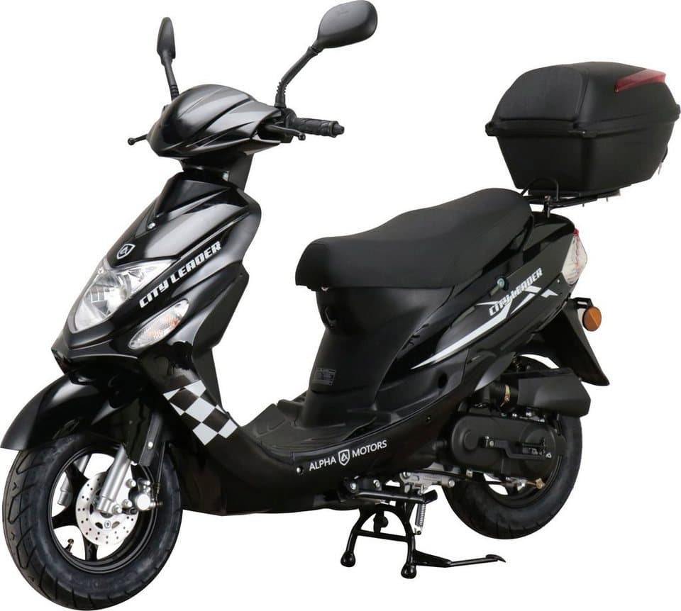Alpha Motors Motorroller CityLeader, 50 ccm, 45 km/h, Euro 5, inkl. Topcase - Thumbnail 2