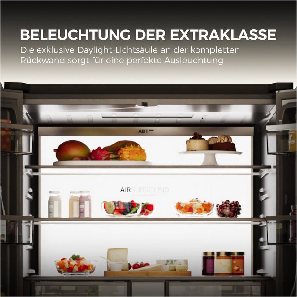 Haier Multi Door Horizon Collection HFR59F18CWMM, 182,5 cm hoch, 90,5 cm breit, Wasserdispenser mit Tank - Thumbnail 8