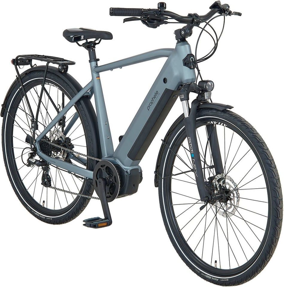 Prophete E-Bike Trekkingrad Entdecker 3.8, 8 Gang Shimano Altus Schaltwerk, Kettenschaltung, Mittelmotor, 540 Wh, Pedelec, Elektrofahrrad für Herren - Thumbnail 2