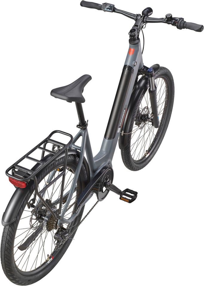 Telefunken E-Bike Cityrad SUV500, 7 Gang Shimano, Kettenschaltung, Mittelmotor, 468 Wh, (27,5 Zoll, Straßenzulassung, Scheibenbremsen), Pedelec, Elektrofahrrad für Damen u. Herren - Thumbnail 3