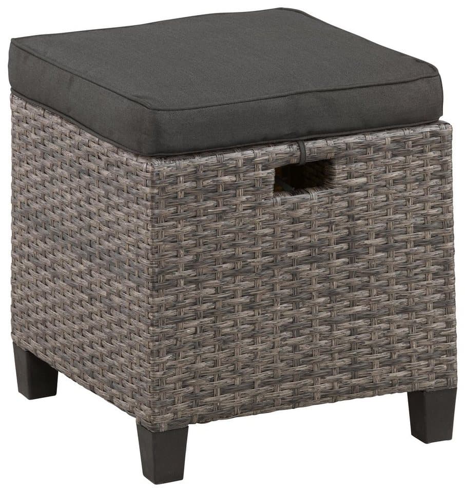KONIFERA Gartenlounge-Set Keros Premium, (Set, 20-tlg., 2x 2er Sofa, 1x Ecke, 1x Sessel, 2x Hocker, 1x Tisch 145x75x67,5cm), Ecklounge, Polyrattan, Stahl, geeignet für 8 Personen, inkl. Auflagen - Thumbnail 7