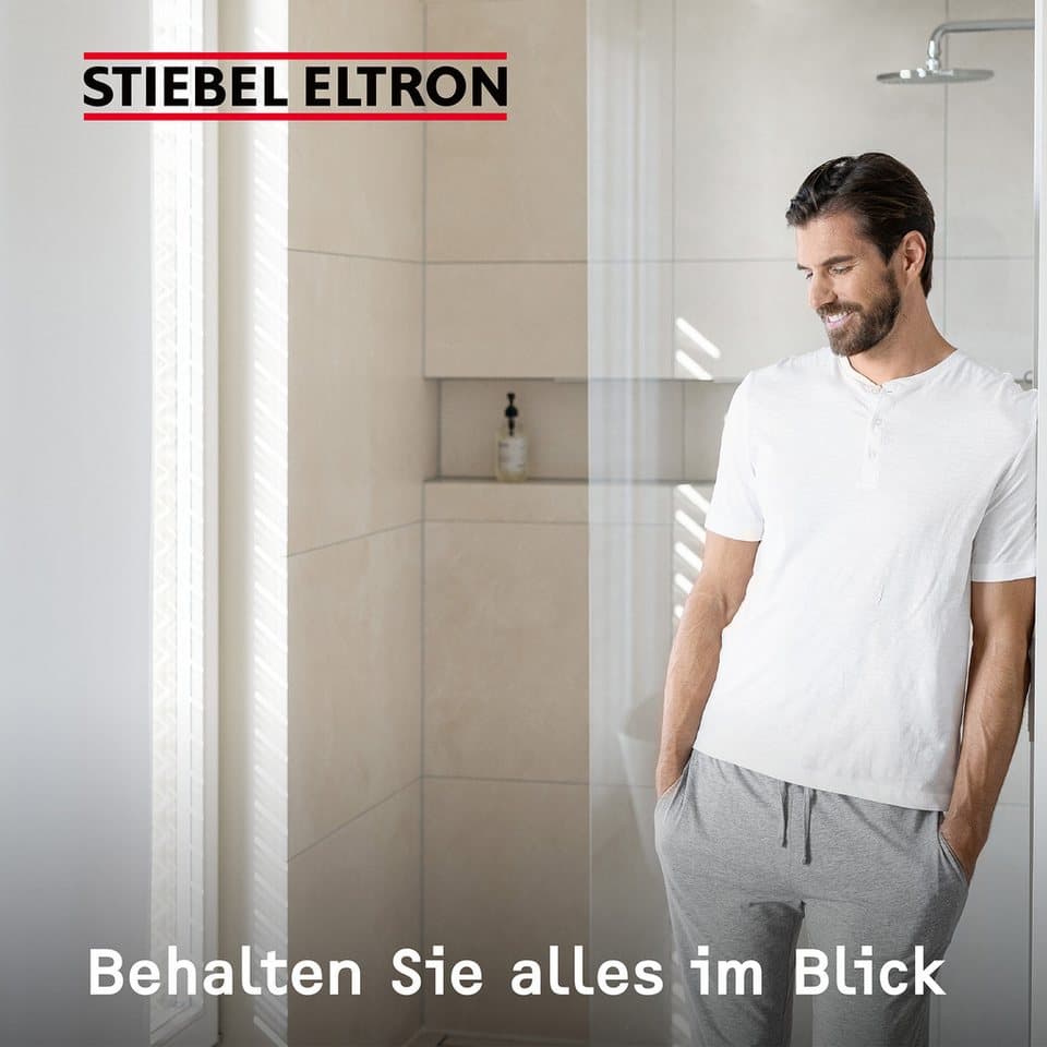 STIEBEL ELTRON Komfort-Durchlauferhitzer DHB-E 18 kW LCD 25A, gradgenaue Temperaturwahl, elektronisch, min. 20 °C, max. 60 °C, 3i Technologie für konstante Warmwassertemperatur, LC-Display - Thumbnail 6