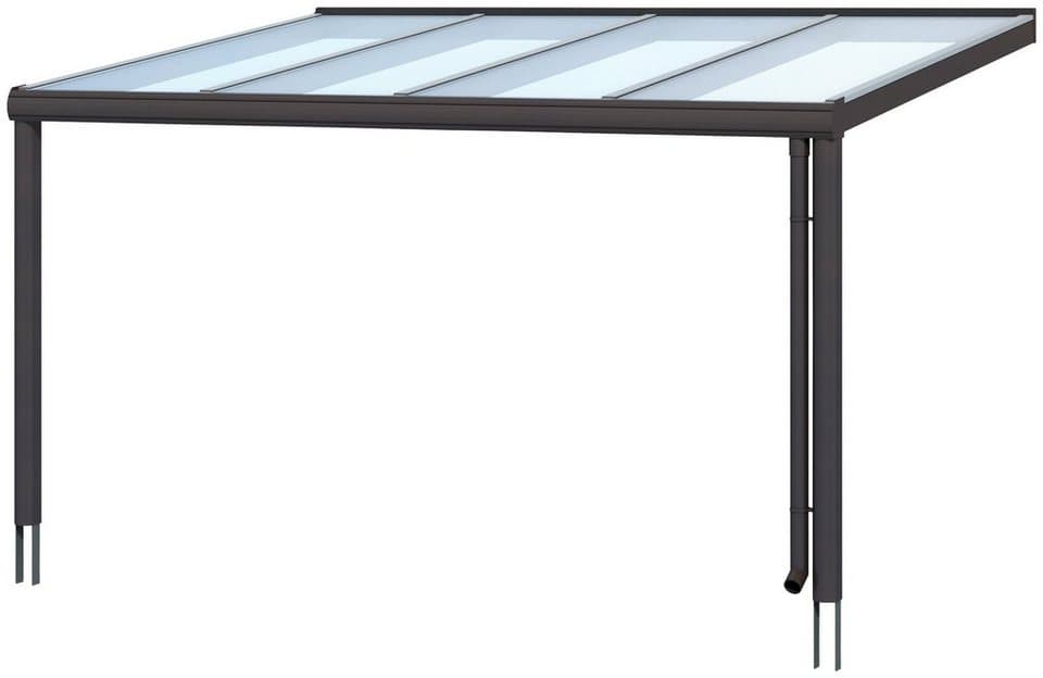 Skanholz Terrassendach Genua, BxT: 434x257 cm, Bedachung Doppelstegplatten, 434 cm Breite, verschiedene Tiefe - Thumbnail 2