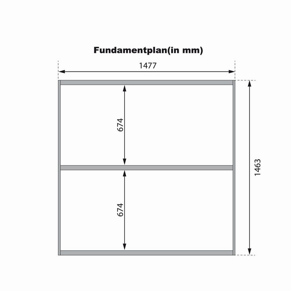 Karibu Fasssauna "Quadro 1" SET, naturbelassen mit Ofen 9 kW, BxTxH: 199 x 175 x 205 cm, 38 mm, aus hochwertiger nordischer Fichte - Thumbnail 10