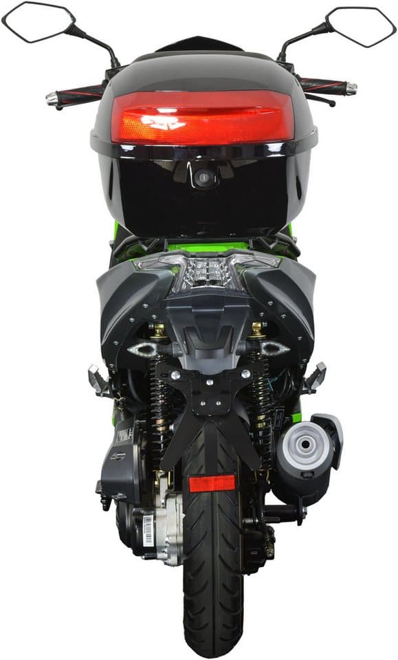 GT UNION Motorroller Striker 25, 49,5 ccm, 25 km/h, Euro 5+, (Set, mit Topcase), Luftgekühlter Motor - Thumbnail 6