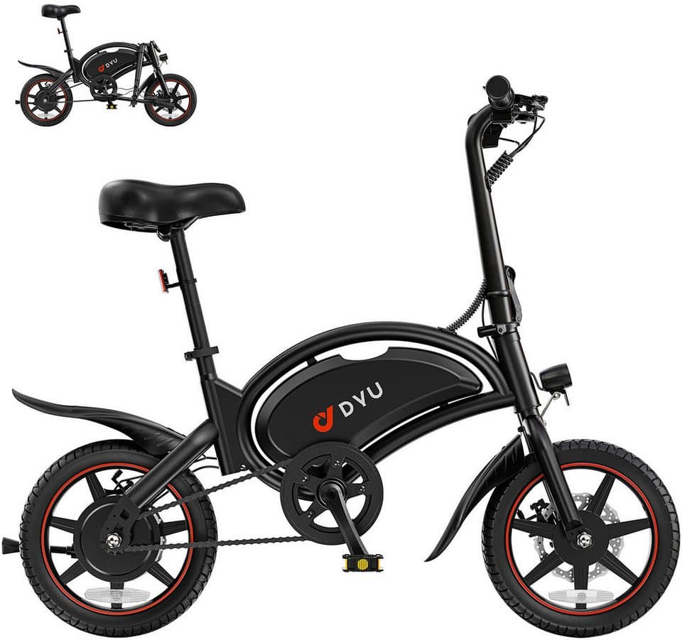 DYU E-Bike Cityrad DYU D3S, Mittelmotor, 360 Wh, (Packung) - Bild 1