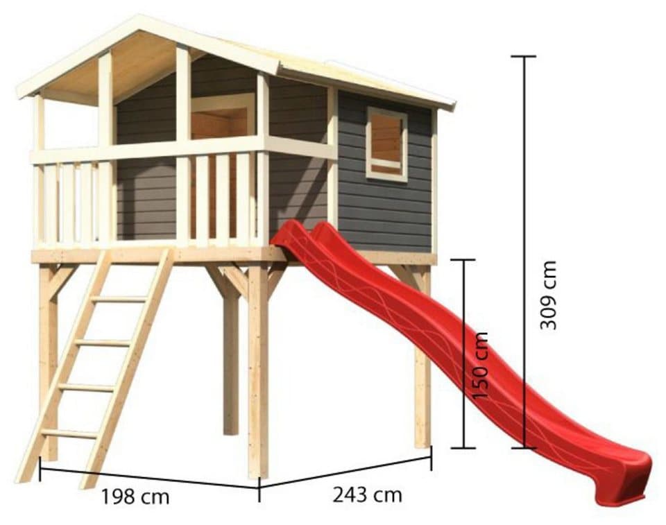 KONIFERA Spielturm Unfug, BxTxH: 198x244x309 cm - Thumbnail 4