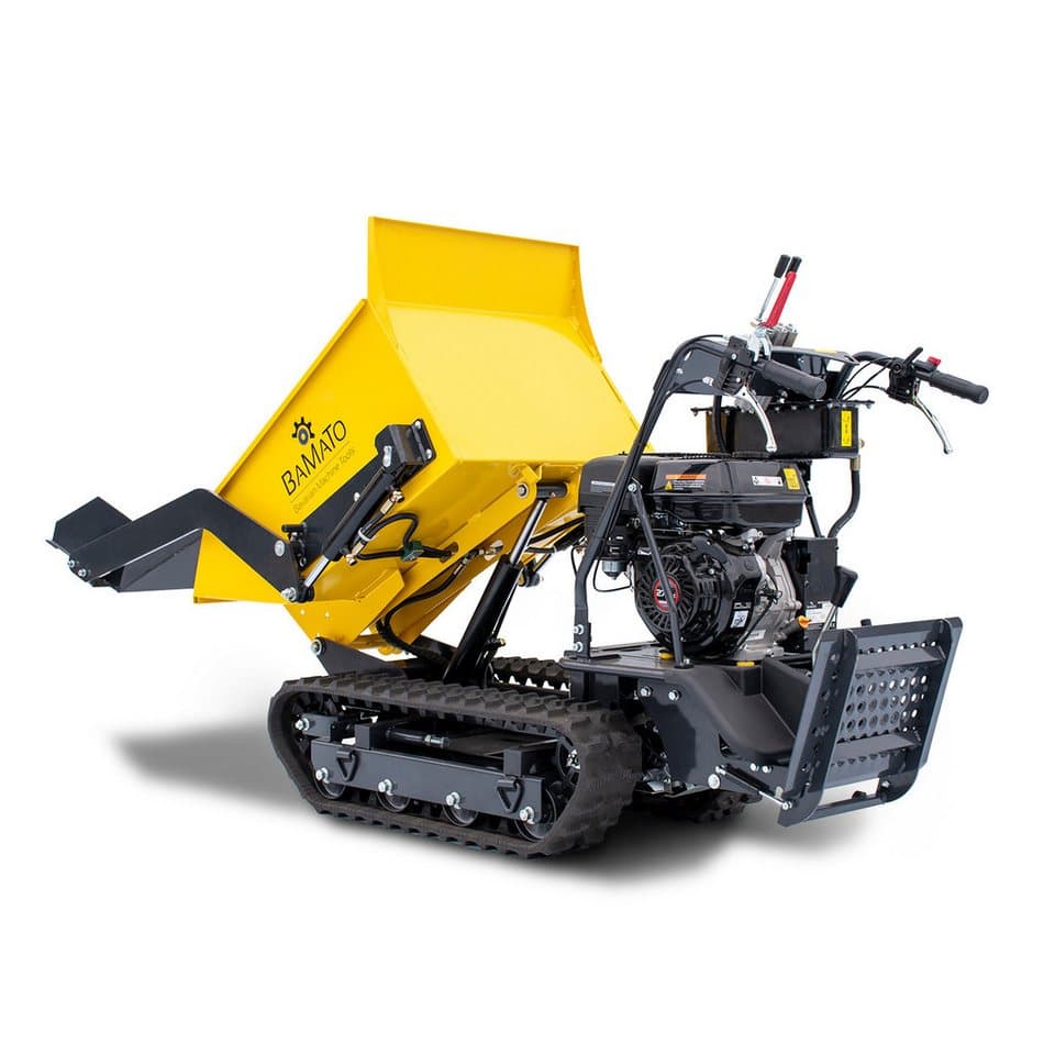 BAMATO Motorschubkarre MTR-500PROS, 215 l, 1-tlg., Minidumper, Raupendumper, Dumper - Thumbnail 4