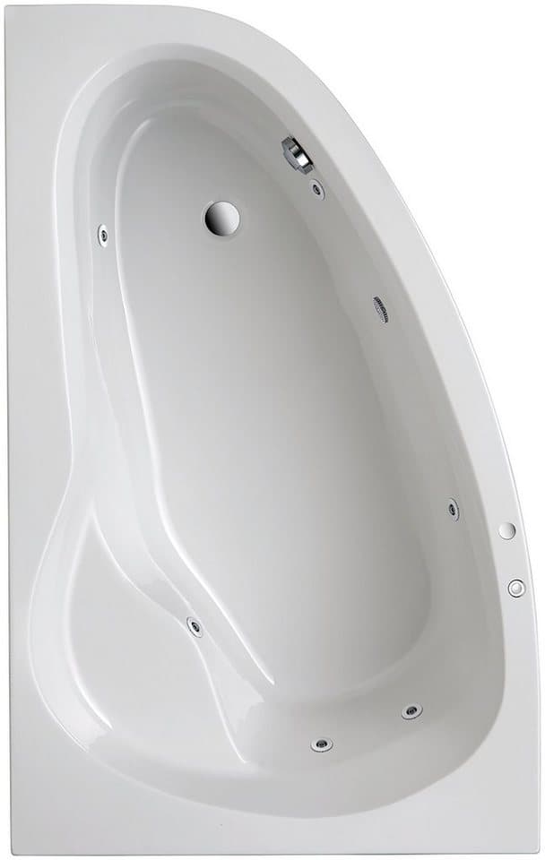 OTTOFOND Whirlpool-Badewanne Loredana, (Komplett-Set), Typ 1, chrom - Bild 1