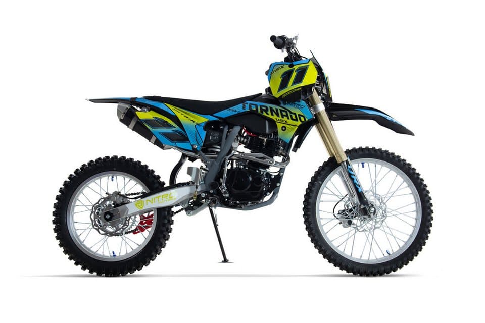 Smarty Dirt-Bike 250cc Dirtbike TORNADO UX URX 21/18 Kick und E-Start - Thumbnail 4