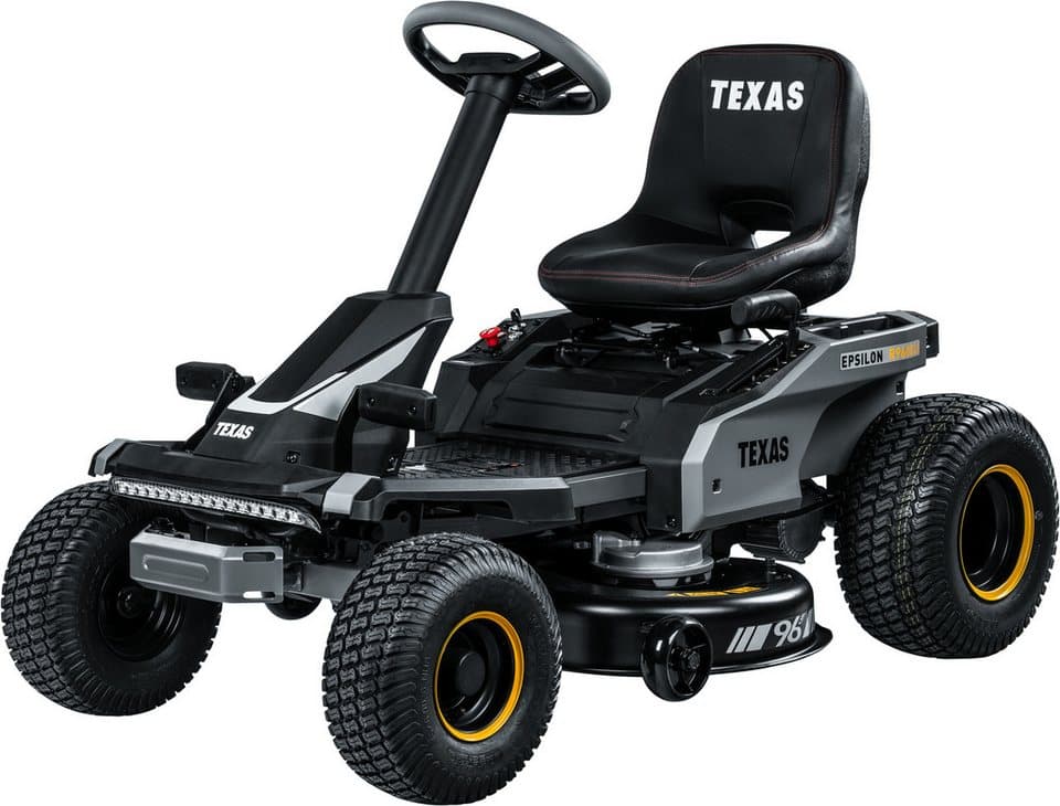 Texas Akku-Rasentraktor Epsilon R9600Li, 96 cm Schnittbreite, inkl. Ladegerät, Mulchstopfen und Seitenauswurf, 72 V Akku, 7 Schnitthöhen - Thumbnail 2