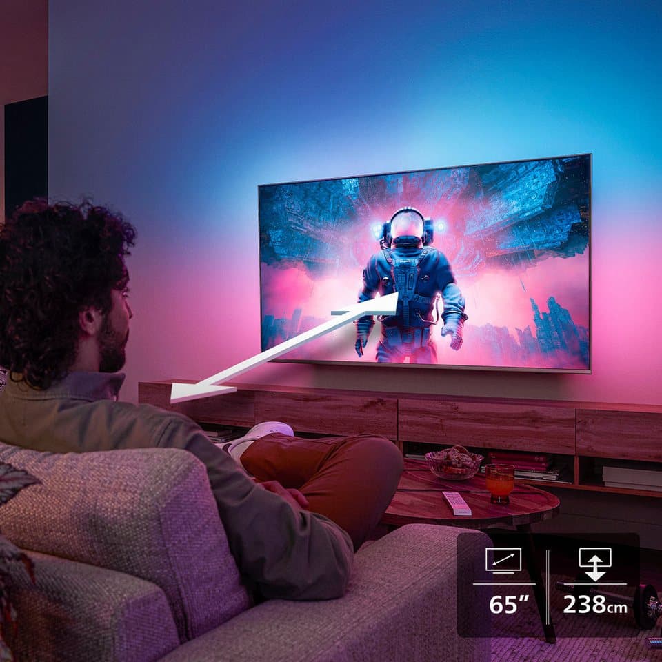 Philips 65MLED950/12 LED-Fernseher (164 cm/65 Zoll, 4K Ultra HD, Smart-TV, Ambilight Plus, P5 AI, Dolby Vision & Atmos, FreeSync Premium Pro) - Thumbnail 14