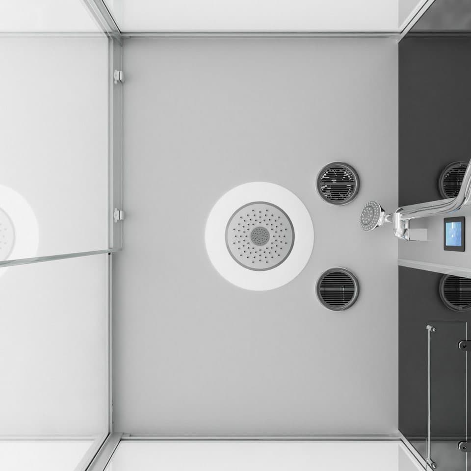 Sanotechnik Komplettdusche BOSTON, BxT: 120x90 cm, Einscheibensicherheitsglas - Thumbnail 4