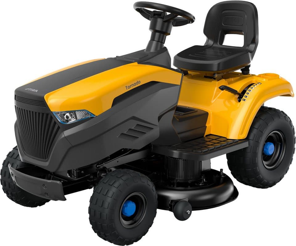 STIGA GARDEN Akku-Rasentraktor Tornado 398e, 98 cm Schnittbreite, Tempomat, stufenloses ePower-Getriebe, 30 Ah Akku - Bild 1