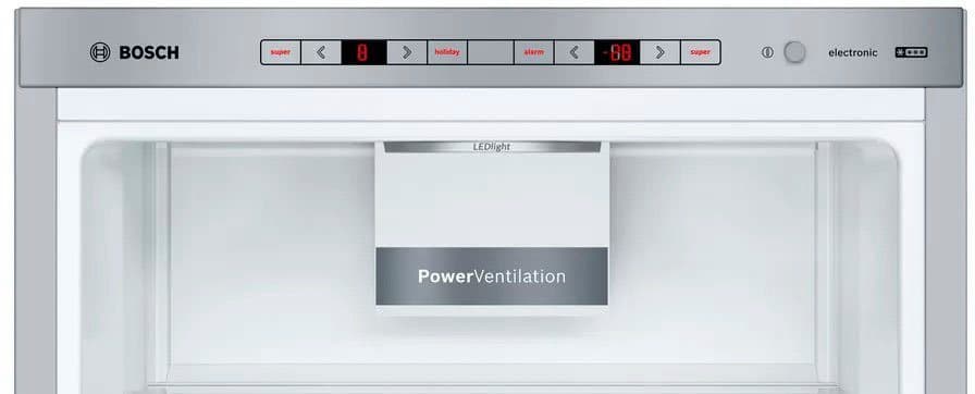 BOSCH Kühl-/Gefrierkombination Serie 6 KGE398IBP, 201 cm hoch, 60 cm breit, Länger frisch dank VitaFresh XXL & kein Abtauen mehr. - Thumbnail 7