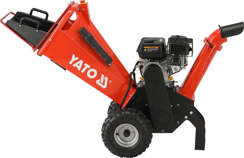 Yato Messerhäcksler Benzin Gartenhäcksler 4,8kW / 6,53PS Schnittstärke bis 100mm - Thumbnail 3