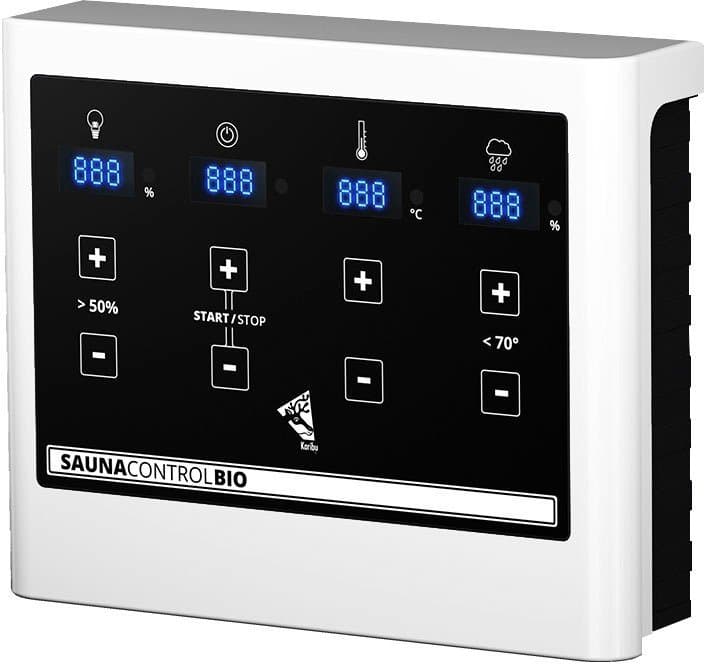 welltime Sauna Artja, BxTxH: 216 x 234 x 198 cm, 68 mm, (Set) Ofen 9 kW Bio externe Strg easy - Thumbnail 8