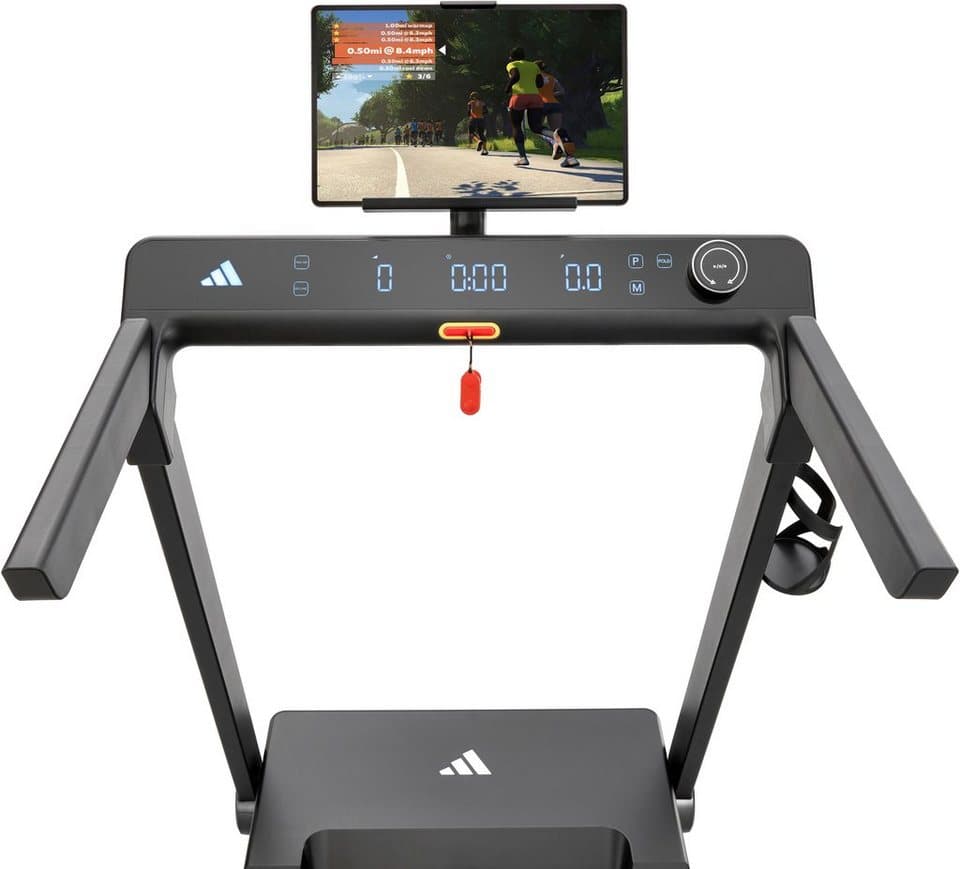 adidas Performance Laufband T-24c (mit Bluetooth und App-Funktion), bis max. 18 km/h, klappbar, mit Steigung, 110 kg max. Benutzergewicht - Thumbnail 16