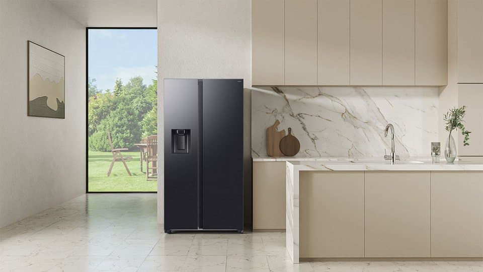 Samsung Side-by-Side RS70F RS70F66KBFEF, 178 cm hoch, 91,2 cm breit, Eis- und Wasserspender, Al Energy Mode, No Frost+ - Thumbnail 3