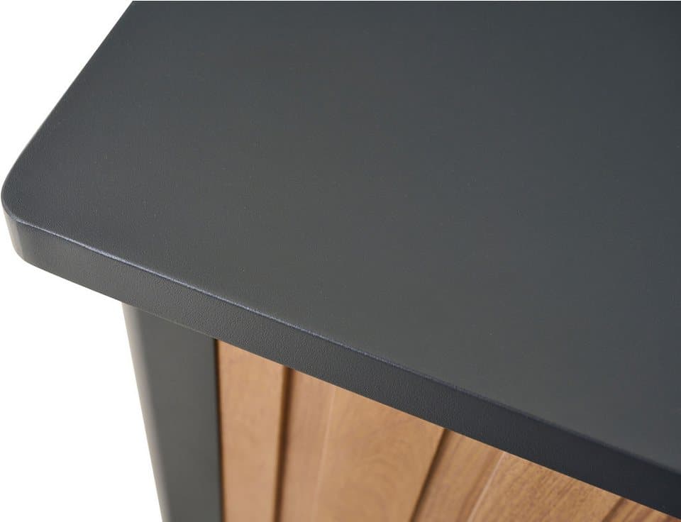 Siena Garden Kissenbox, Gestell aus Aluminium, 135x59x75cm woodlook - Thumbnail 10