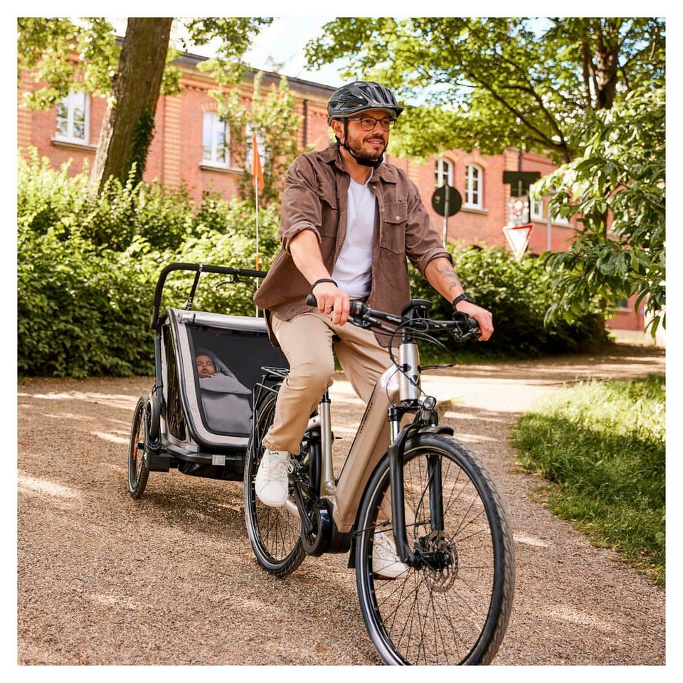 Hauck Fahrradkinderanhänger Bike N Walk Duo, für 2 Kinder, inkl. Deichsel - Thumbnail 15