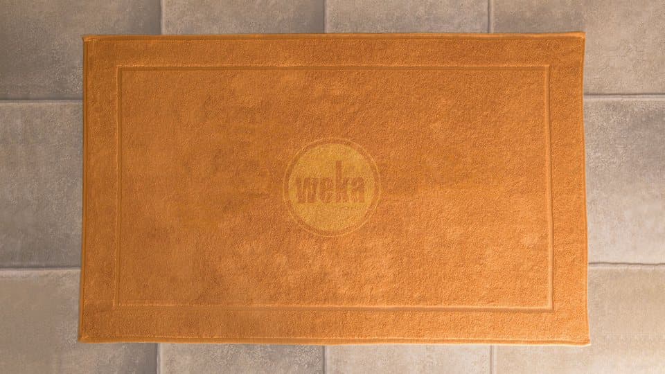 weka Sauna Element-Ecksauna VARBERG 3, BxTxH: 194 x 194 x 199 cm, 38 mm, vorgefertigte Elemente, moderne Ganzglastür, bodenl. Fensterelement - Thumbnail 5