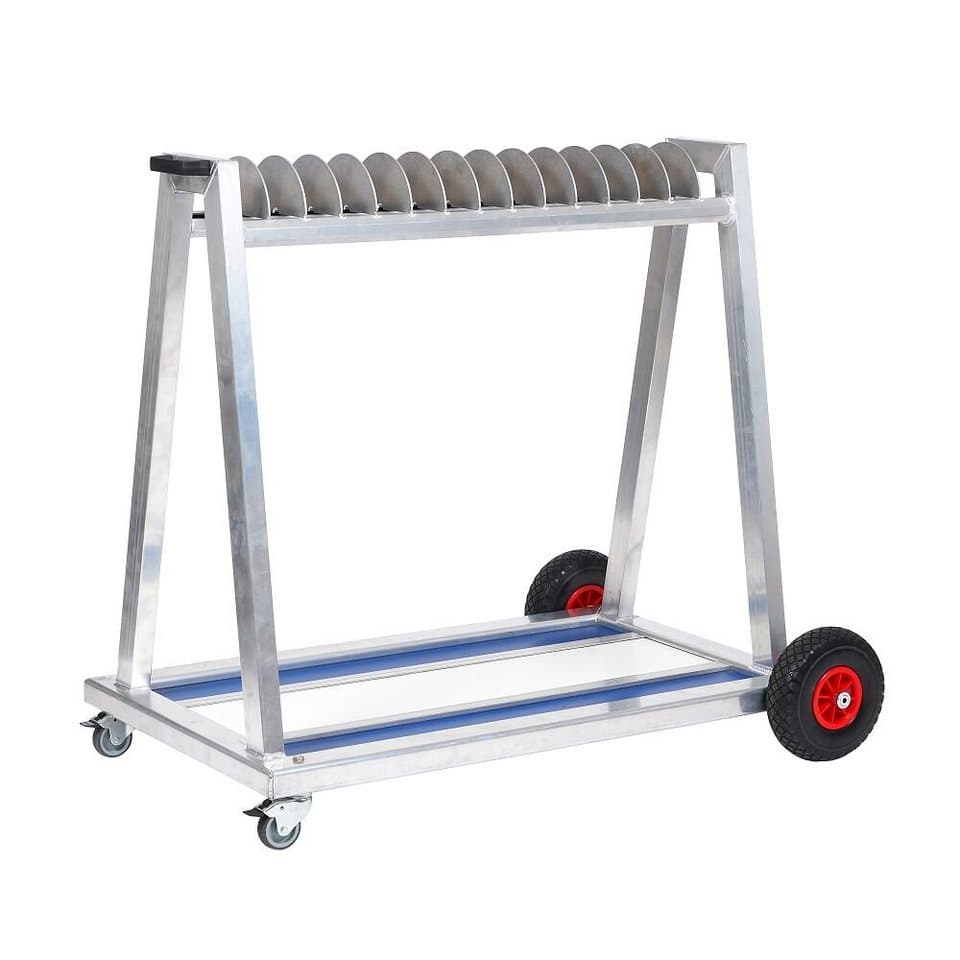 Sport-Thieme Wurfhammer Transportwagen Alu, Besonders robust, aus Aluminium