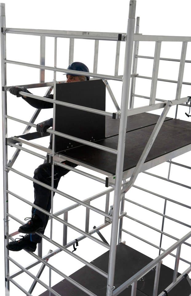 KRAUSE Fahrgerüst ProTec XXL Breitaufbau, (Set), Arbeitshöhe: 4,3 Meter - Thumbnail 5