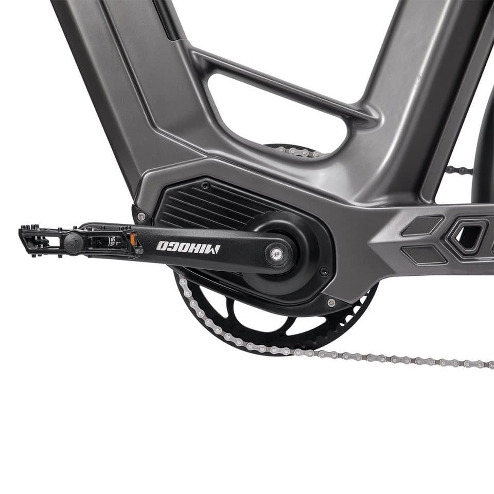 Vankel E-Bike Cityrad Air Max Carbon E-Bikes Damen u. Herren Dual-Akku max.150km, 26 Zoll, 5 Gang, Kettenschaltung, Heckmotor, 921,6 Wh, (Beleuchtungsset mit Batterieladegerät, Batterieschlüssel, Werkzeug), Premium Elektrofahrrad mit T800 Carbonrahmen & Hydraulikbremsen - Thumbnail 5