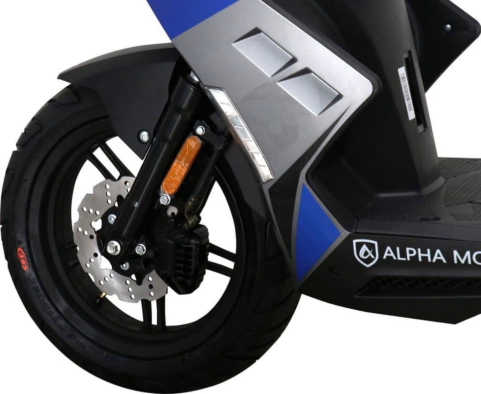 Alpha Motors Motorroller Mustang FI, 50 ccm, 25 km/h, Euro 5, mit USB-Anschluss und Lenkerschloss, sportliches Design - Thumbnail 11