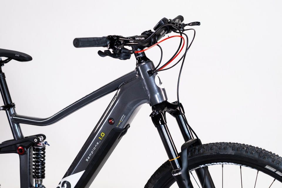 Lombardo E-Bike Mountainbike LOMBARDO SEMPIONE FULLY / BOSCH 500 Wh 29" grau 10 Gänge, 10 Gang Shimano DEORE RDM-6000 Schaltwerk, Kettenschaltung, Mittelmotor, 500 Wh, BOSCH PERFORMANCE LINE 36 V/250 W, Mittelmotor - Thumbnail 2