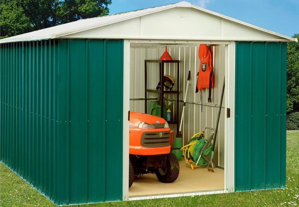 YARDMASTER Gerätehaus Bayern 108, BxT: 303x237 cm, Metall, mit Bodenrahmen - Bild 1