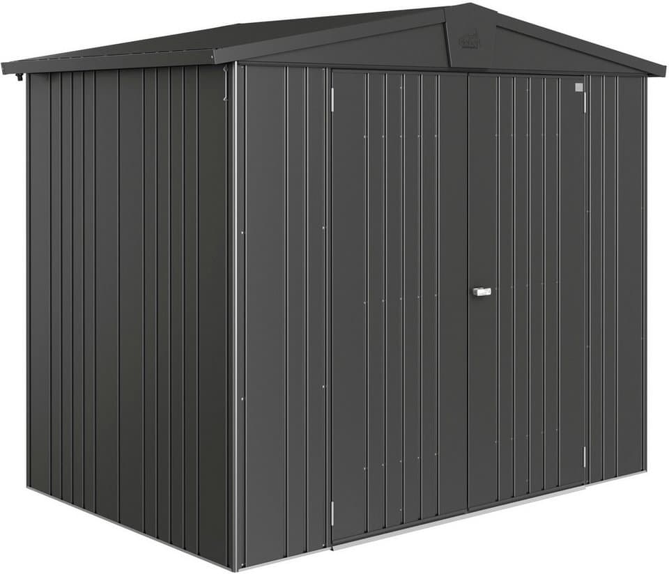 Biohort Gerätehaus Europa Gr. 3, verschiedene Farben, BxT: 244x156 cm, Qualitäts-Geräteschuppen aus Metall