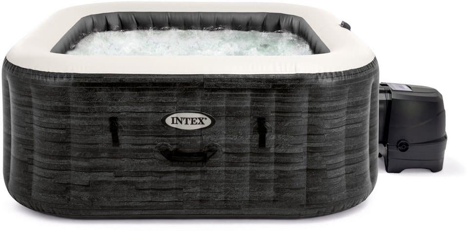Intex Whirlpool »PureSpa Greystone Deluxe 4P«, aufblasbares Aufstellbecken, grau, in verschiedenen Größen - Thumbnail 2