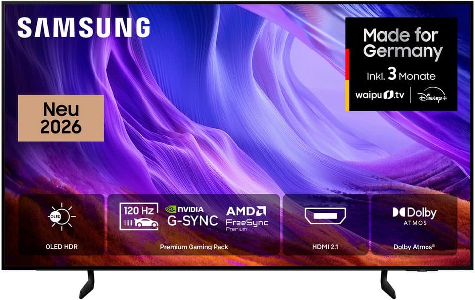 Samsung GQ83S85HAE OLED-Fernseher (210 cm/83 Zoll, 4K Ultra HD, Smart-TV, HDR 10+ Bild, Premium Gaming Pack mit 120Hz, HDMI 2.1, Dolby Atmos) - Bild 1