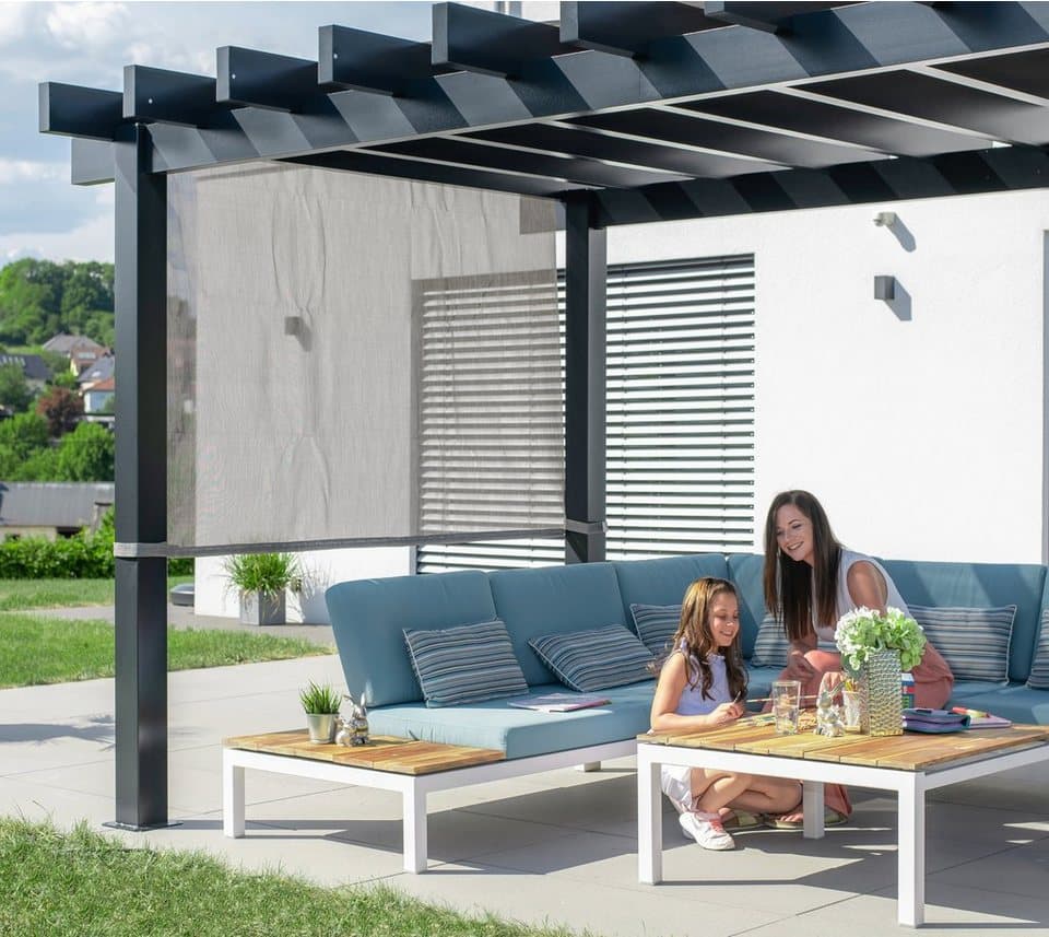 Sojag Pavillon Pergola Yamba 10x16 anthrazit, BxTxH: 495x295x253 cm - Thumbnail 8