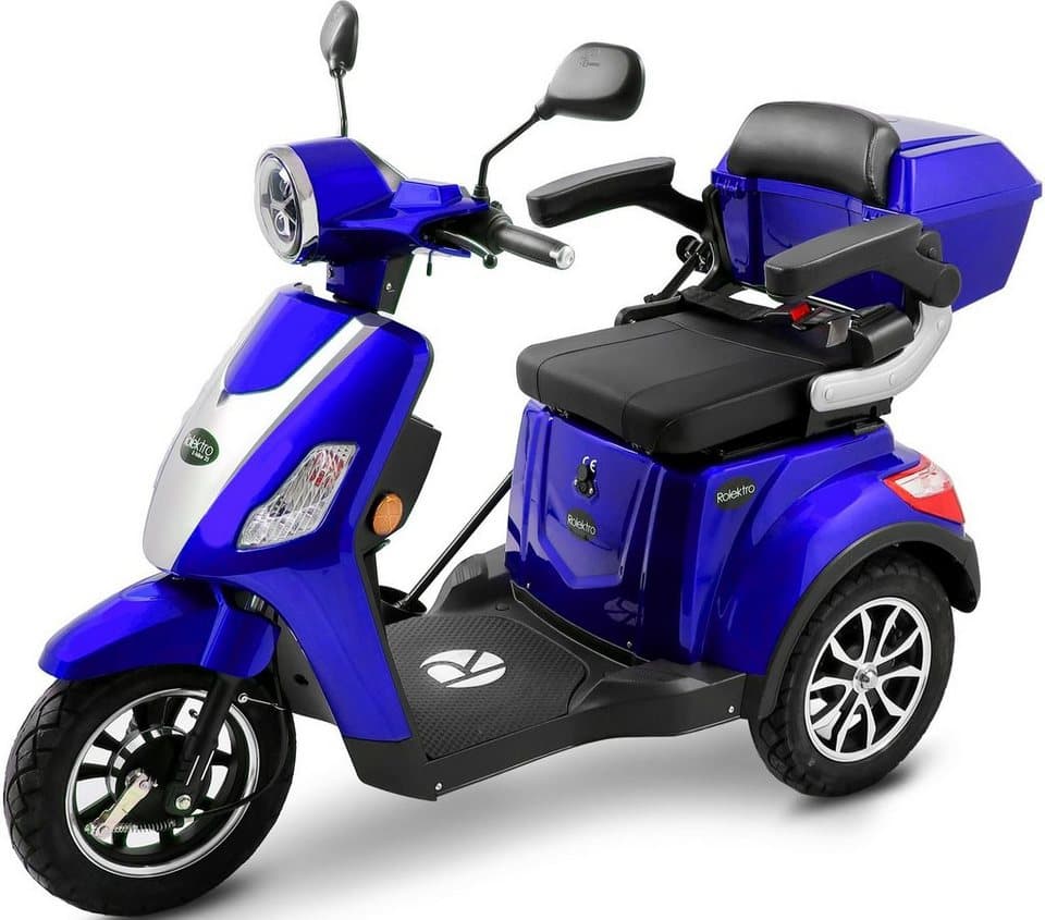 Rolektro Elektromobil Rolektro E-Trike 25 V.3, Lithium Akku, 1000 W, 25 km/h, (mit Topcase) - Thumbnail 3