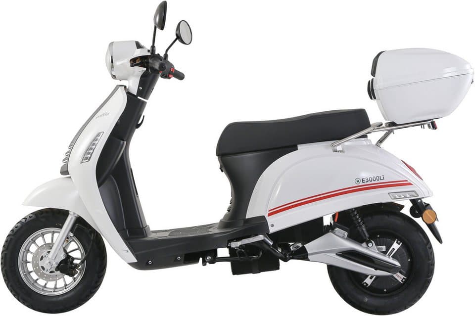 Luxxon E-Motorroller E3000Li, 45 km/h, bis zu 45 km Reichweite, Lithium-Ionen-Akku, mit Straßenzulassung - Thumbnail 4