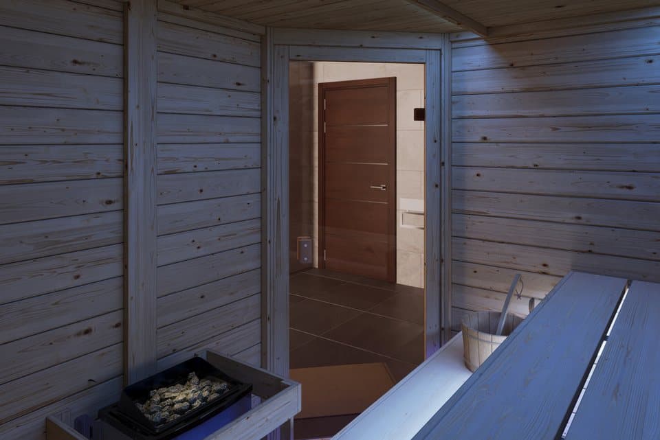welltime Sauna Lohja, BxTxH: 196 x 170 x 202 cm, 28 mm, verschiedene Varianten - Thumbnail 7