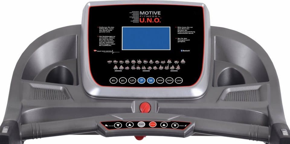 MOTIVE FITNESS by U.N.O. Laufband TR 650 (mit/ohne Unterlegmatte) (mit Soft-Motion-Foldsystem), bis max. 24 km/h, klappbar, 120 kg max. Benutzergewicht - Thumbnail 4