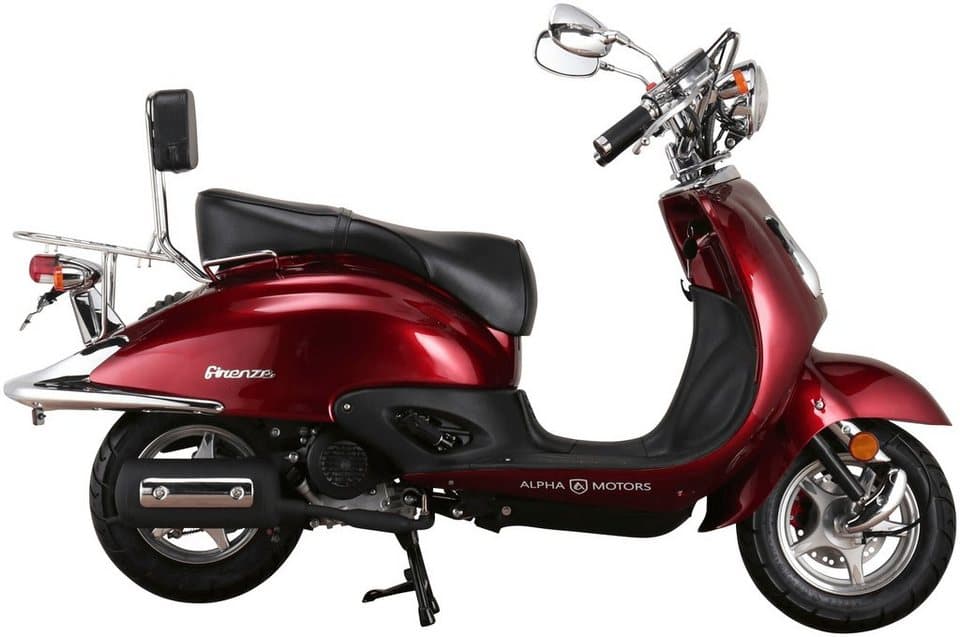 Alpha Motors Motorroller Retro Firenze, 125 ccm, 85 km/h, Euro 5+, mit Lenkerschloss - Thumbnail 3