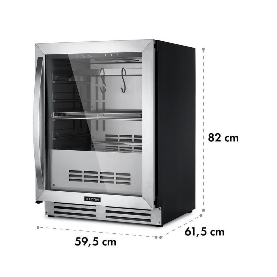 Klarstein Reifeschrank Steakhouse Pro, 98 l, Elektrische Fleischkühlschrank LED Touch Kühlen 98 L - Thumbnail 9