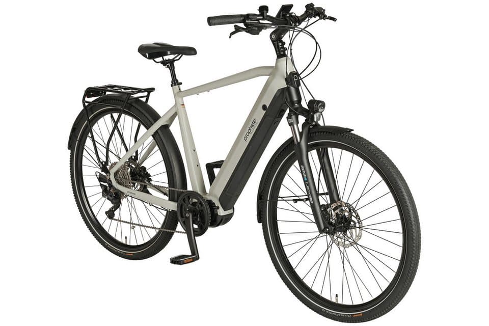 Prophete E-Bike Trekkingrad Entdecker 5.0, 10 Gang Shimano Deore Schaltwerk, Kettenschaltung, Mittelmotor, 800 Wh, Pedelec, Elektrofahrrad für Herren - Thumbnail 2