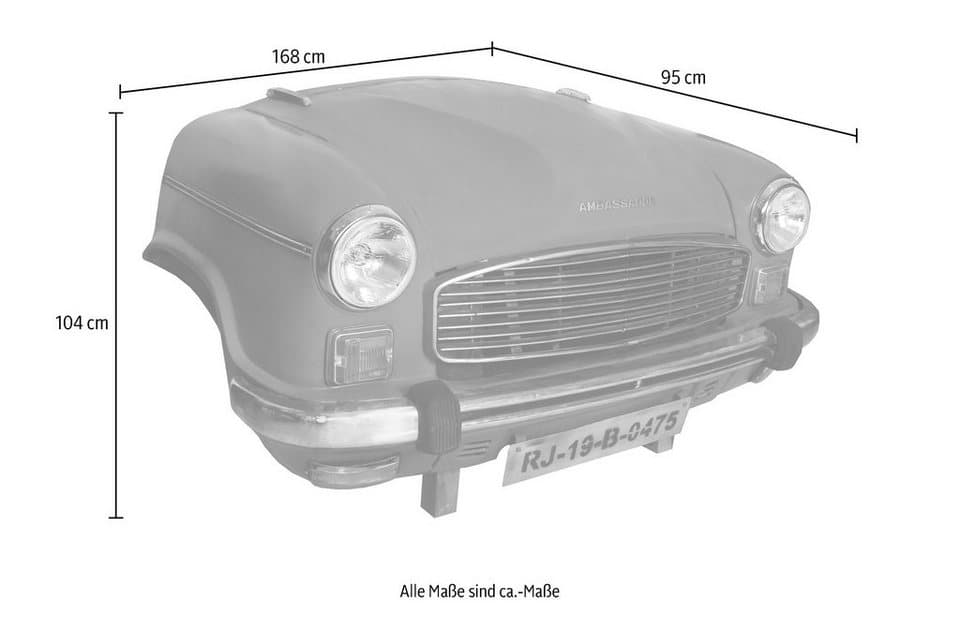 SIT Möbelblende (2 St), Recycelte Auto-Front, innen mit einem Edelstahl-Gasgrill - Thumbnail 12