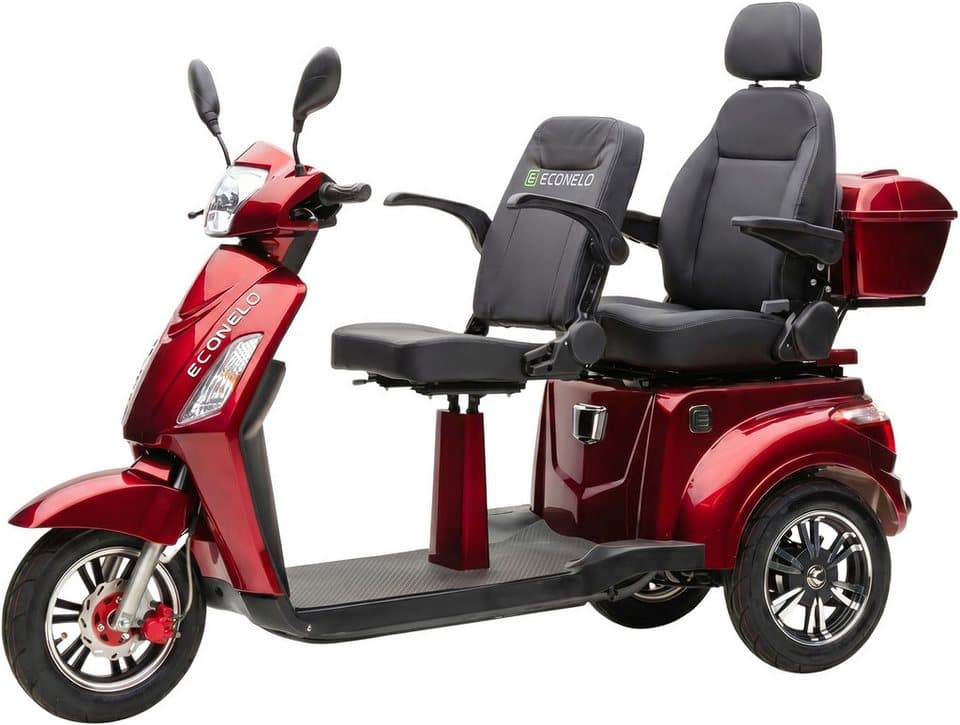 ECONELO Elektromobil, 1000 W, 25 km/h, Sicherheitsrollen gegen Kippen, 3 Geschwindigkeitsstufen - Bild 1