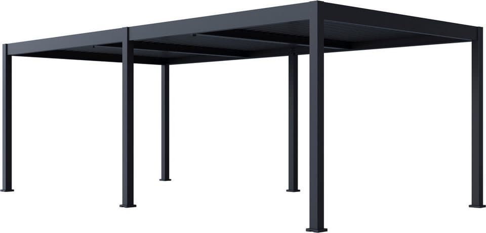 Paragon Pergola Grand Tuscan 1224 inkl. Lamellendach Anthrazit, BxTxH: 721x369x256 cm - Bild 1