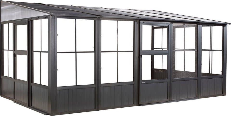 Sojag Terrassendach Mural 10x16, BxT: 502x309 cm, Schneelast bis 150 kg/m²